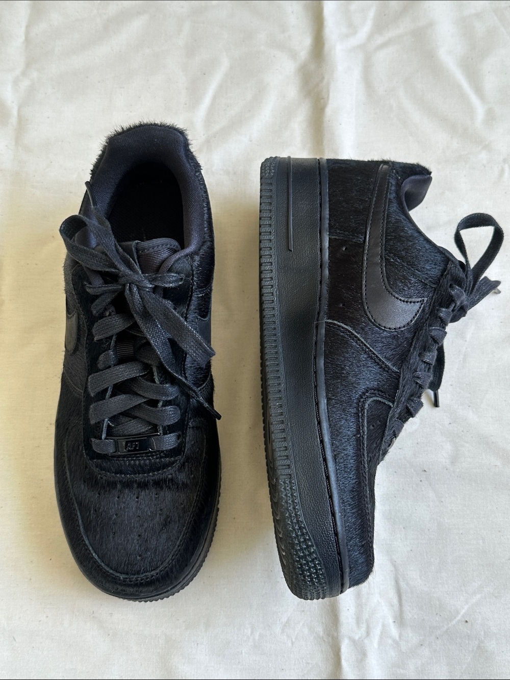 Nike Air Force 1 Low ‘07 Pony Hair Triple Black